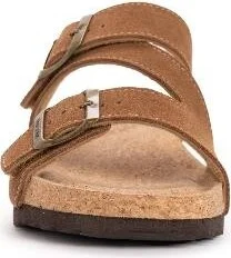 MUK LUKS Womens Poppy Sandal, Green, - Image 6