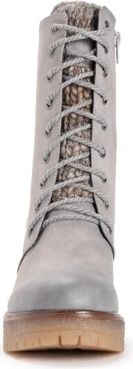 MUK LUKS Women's Riser Jazz Heeled Boots - Grey, - Image 2