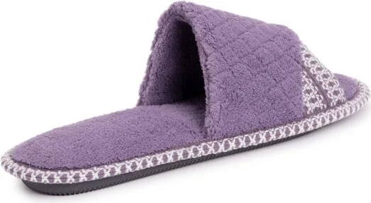 MUK LUKS Women's Sally Open Toe Scuff Slipper - Honey Wheat , L (9-10) - Image 6
