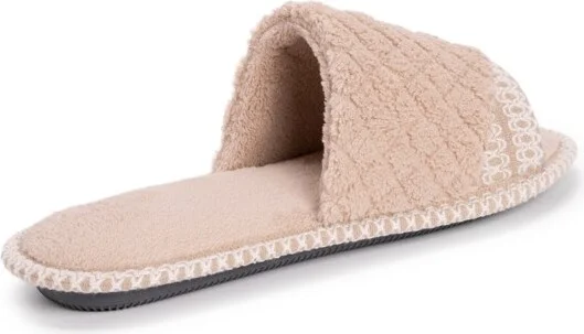 MUK LUKS Women's Sally Open Toe Scuff Slipper - Honey Wheat , L (9-10) - Image 8
