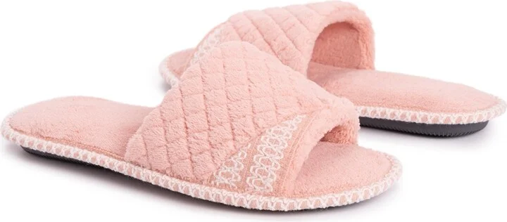 Muk Luks Women's Sally Open Toe Scuff Slippers - Image 9