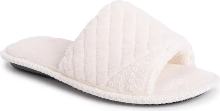 Muk Luks Women's Sally Open Toe Scuff Slippers