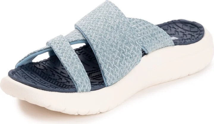 Muk Luks Women's Sassy Cross-Over Slide Sandal - Image 2