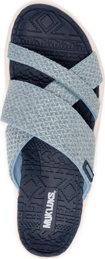 Muk Luks Women's Sassy Cross-Over Slide Sandal - Image 5