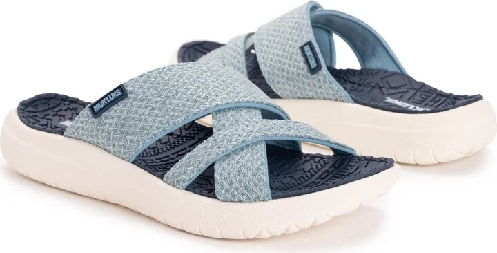Muk Luks Women's Sassy Cross-Over Slide Sandal - Image 6