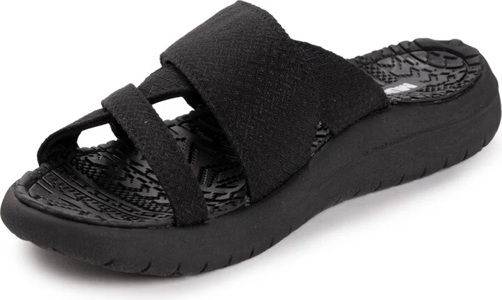 Muk Luks Women's Sassy Cross-Over Slide Sandal - Image 7