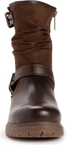 MUK LUKS Women's Scarlett Sabrina Boots, Black, 6 - Image 3