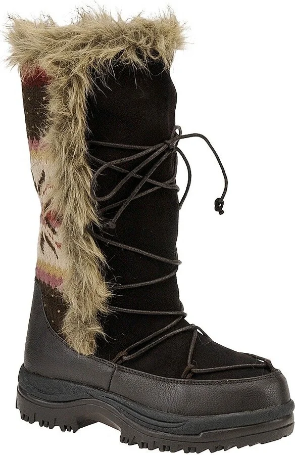 MUK LUKS Women's Sesu Vintage Lodge Snow Boot