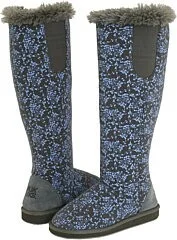 MUK LUKS Women's Splatter Printed Jersey Boot