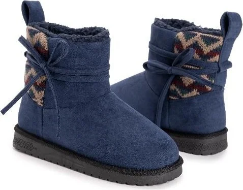 MUK LUKS Women's Teenie Boot, Black, - Image 3