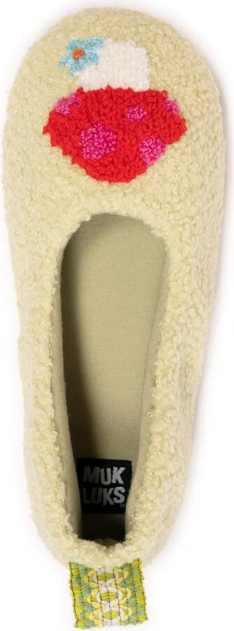 Muk Luks Women's Travel Ballerina Slipper with Patch - Image 10