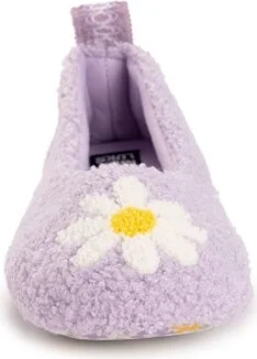 Muk Luks Women's Travel Ballerina Slipper with Patch, Lime Mushroom, L (9-10) - Image 3