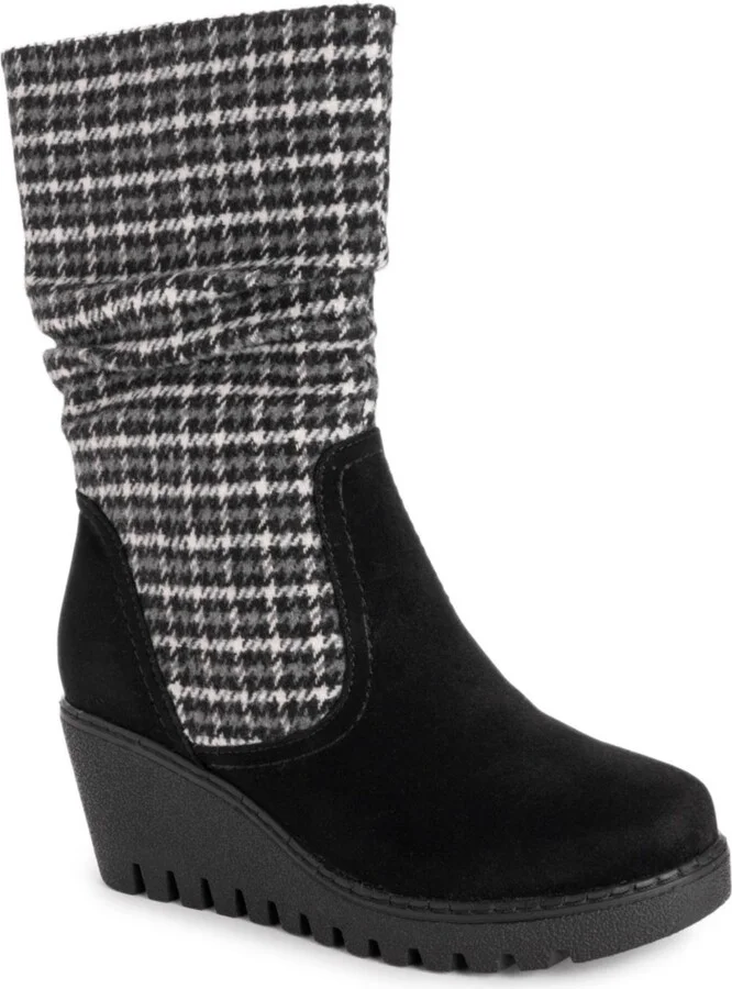 Muk Luks Women's Vermont Stowe Wedge Boots