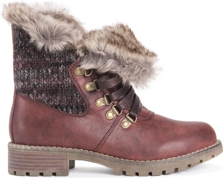 MUK LUKS ® Women's Verna Boots - Burgundy