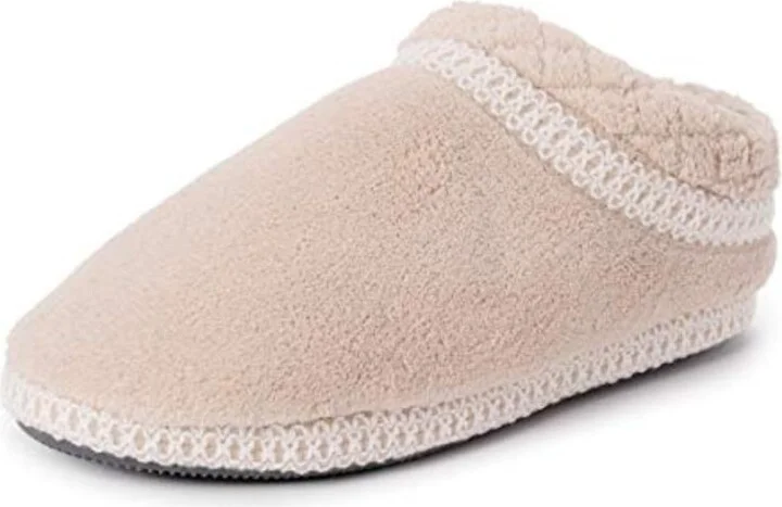 MUK LUKS womens Women's Rita Micro Chenille Full Foot Slipper