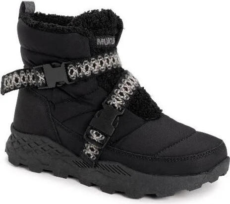 MUK LUKS Women's Wren Boot, Black,