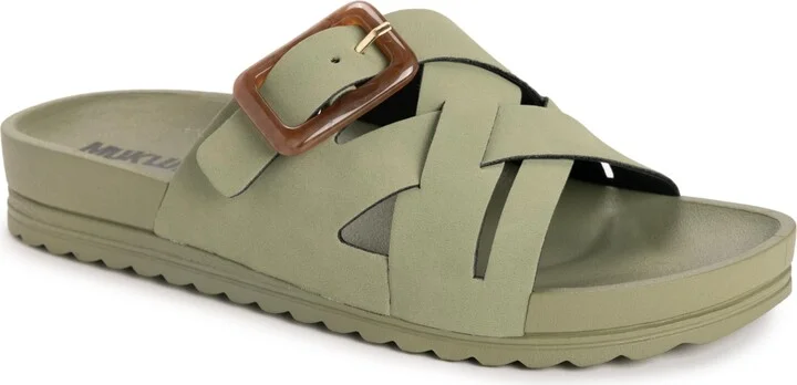 MUKS LUKS Women's Grand Shayna Sandal Slide