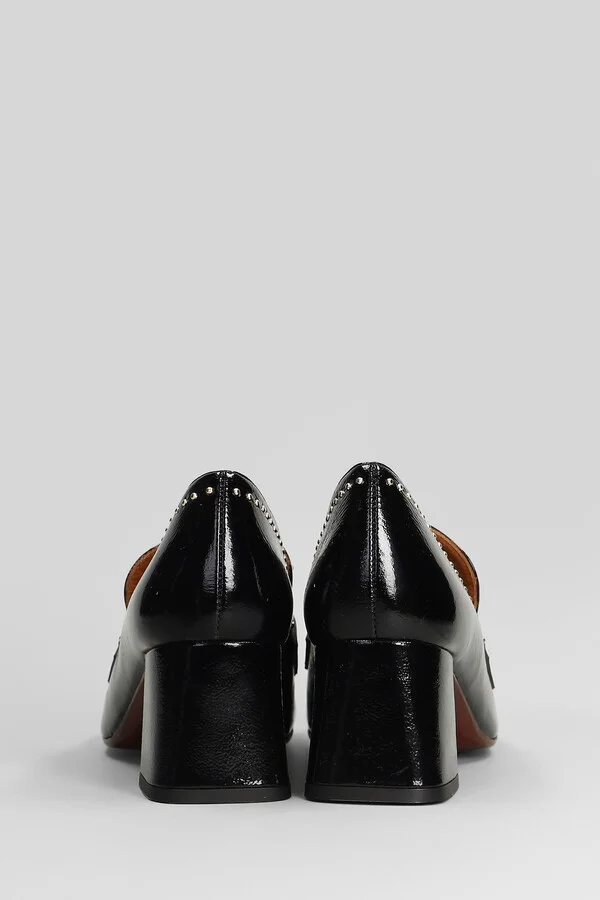 Muleah Pumps In Black Leather - Image 4