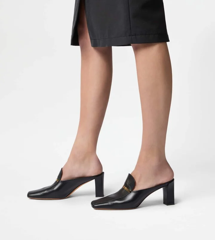 Mules in Leather - Image 6