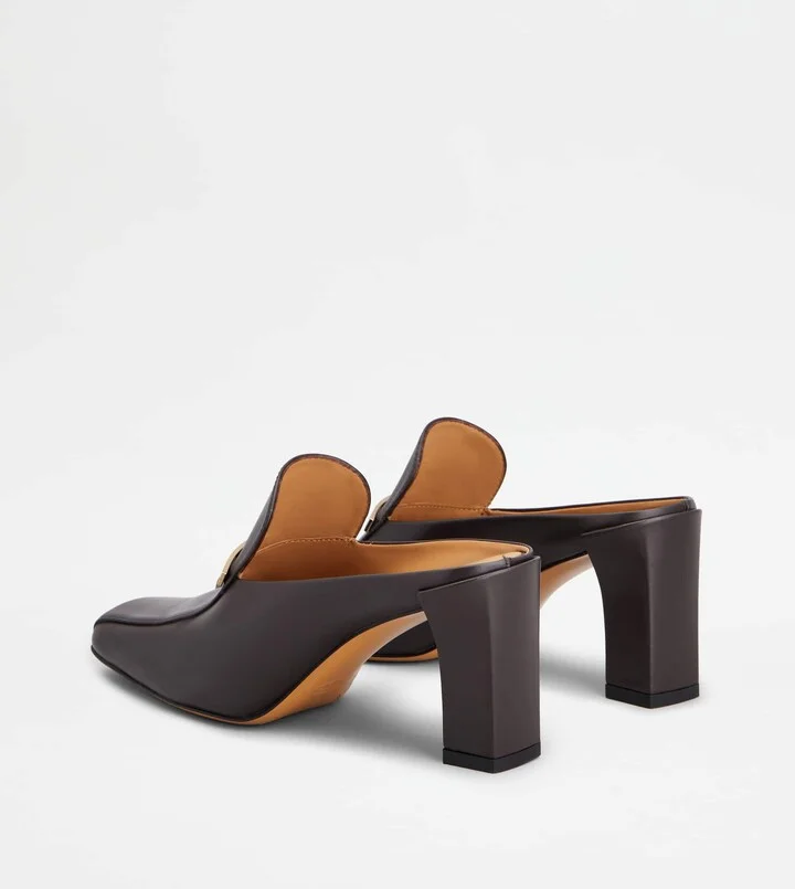 Mules in Leather - Image 3