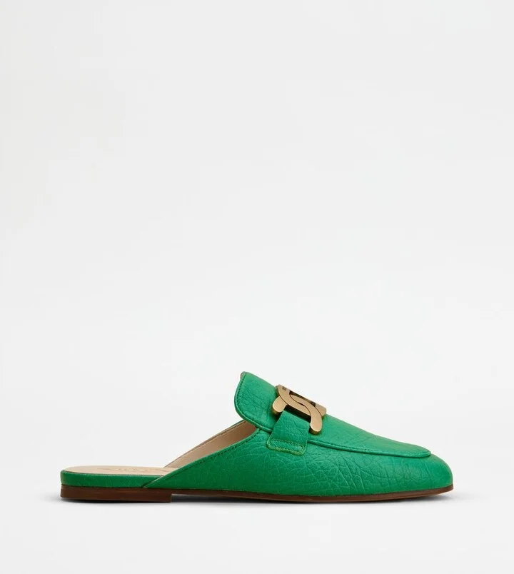 Mules in Leather