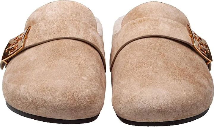 Mules Mellow In Shearling Color Taupe - Image 3