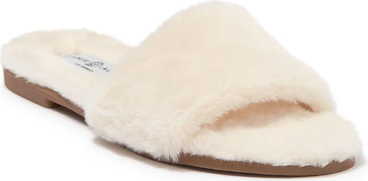 Mulholland Faux Fur Slide Sandal