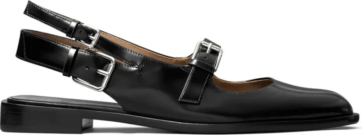 Multi-Buckle Ballerina Shoes