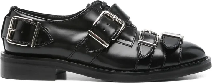 Multi-Buckle Derby Shoes