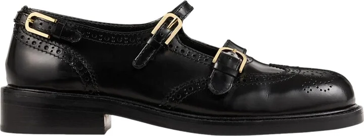 Multi-Buckle Mary Jane loafers