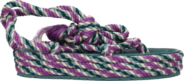 multi Fabric Women's Sandal