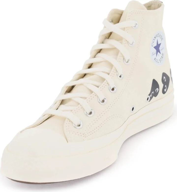 Multi Heart Converse X Comme Des Gar S Play Hi-top Sneakers - Image 4