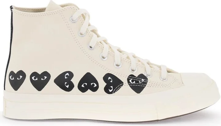 Multi Heart Converse X Comme Des Gar S Play Hi-top Sneakers