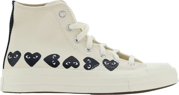 Multi Heart High Sneakers