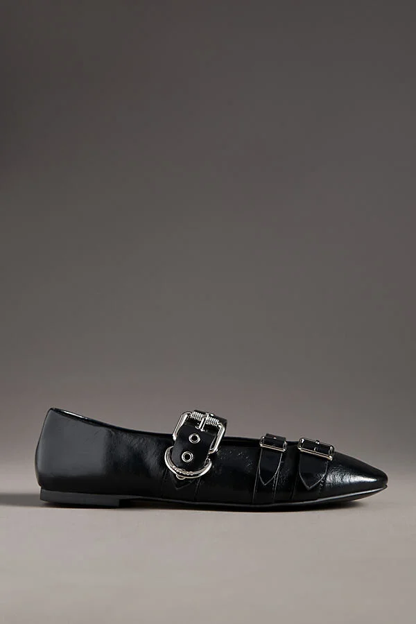 Multi Moto Ballet Flats