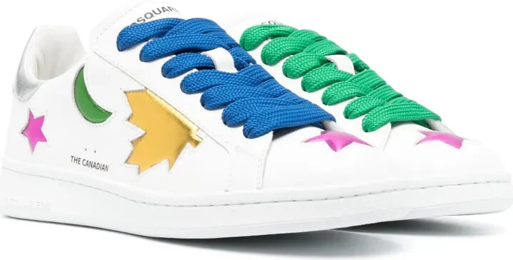 Multi-Panel Lace-Up Sneakers - Image 2