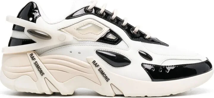 Multi-Panel Lace-Up Sneakers