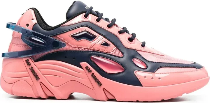 Multi-Panel Lace-Up Sneakers