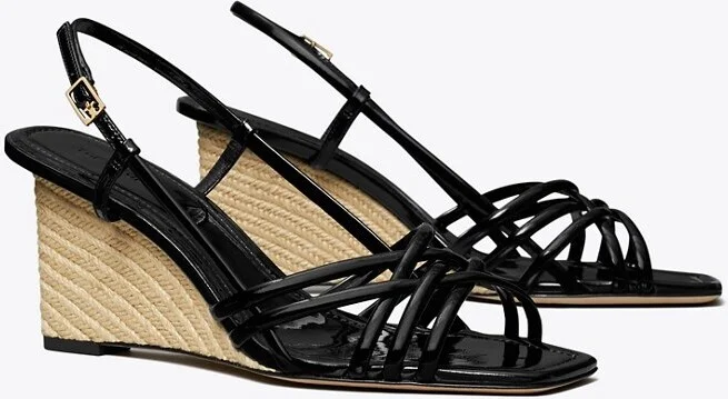 Multi-Strap Espadrille Wedge
