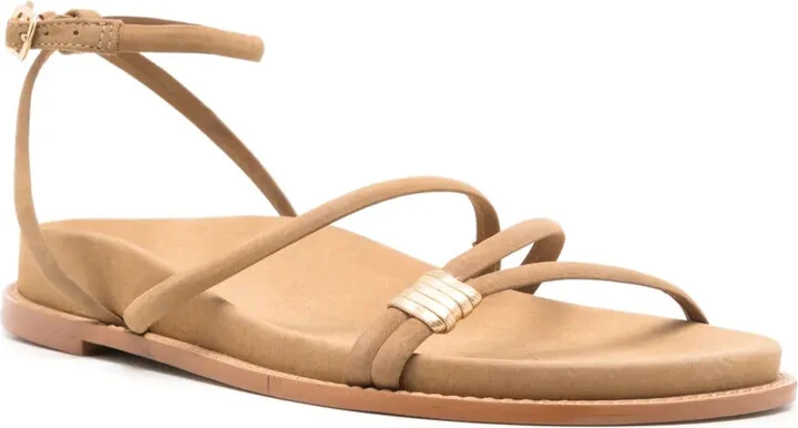 Multi-Strap Leather Sandals - Image 2