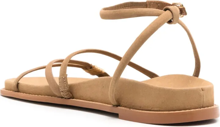 Multi-Strap Leather Sandals - Image 3