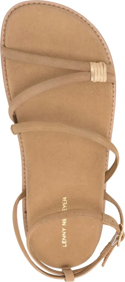 Multi-Strap Leather Sandals - Image 4