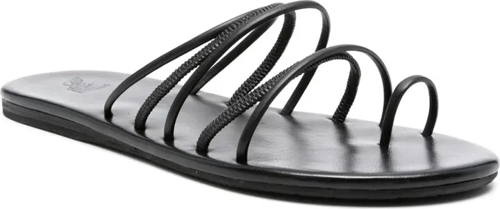 Multi-Strap Leather Sandals - Image 2