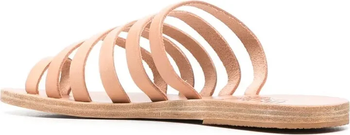 Multi-Strap Leather Sandals - Image 3