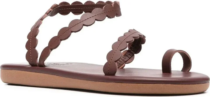 Multi-Strap Leather Sandals - Image 2