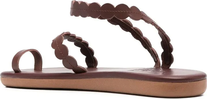 Multi-Strap Leather Sandals - Image 3