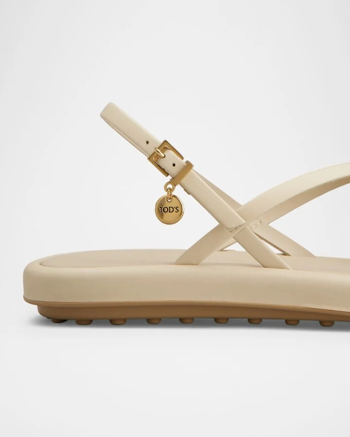 Multi-Strap Leather Toe-Loop Sandals - Image 9
