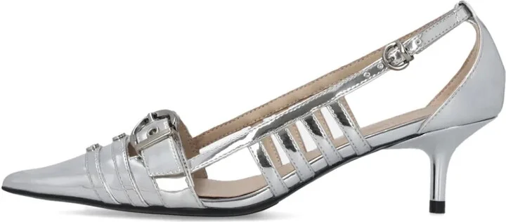 Multi-Straps Leather Pumps - Image 5