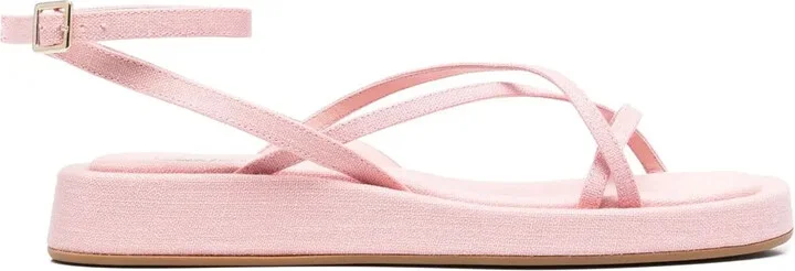 Multi-Way Strap Flatform Sandals