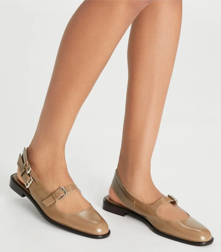 Multibuckle Slingback Flat - Image 2